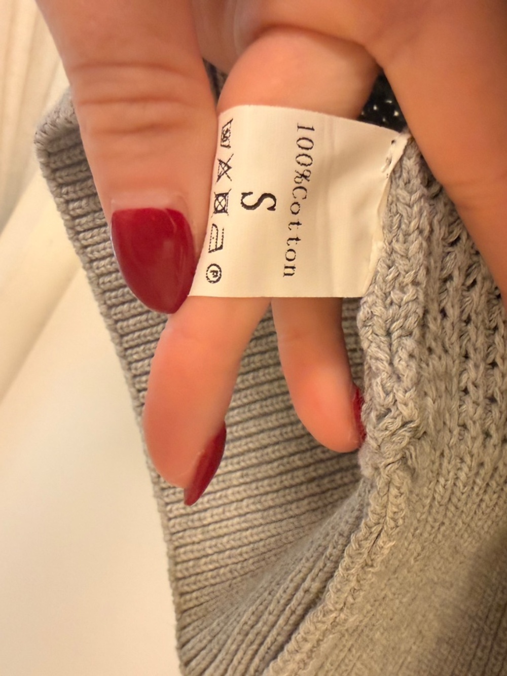 Criss Cross V Back Hollow Out Long Sleeve Sweater, Casual Crew Neck Knitted Grey - Picture 6 of 6